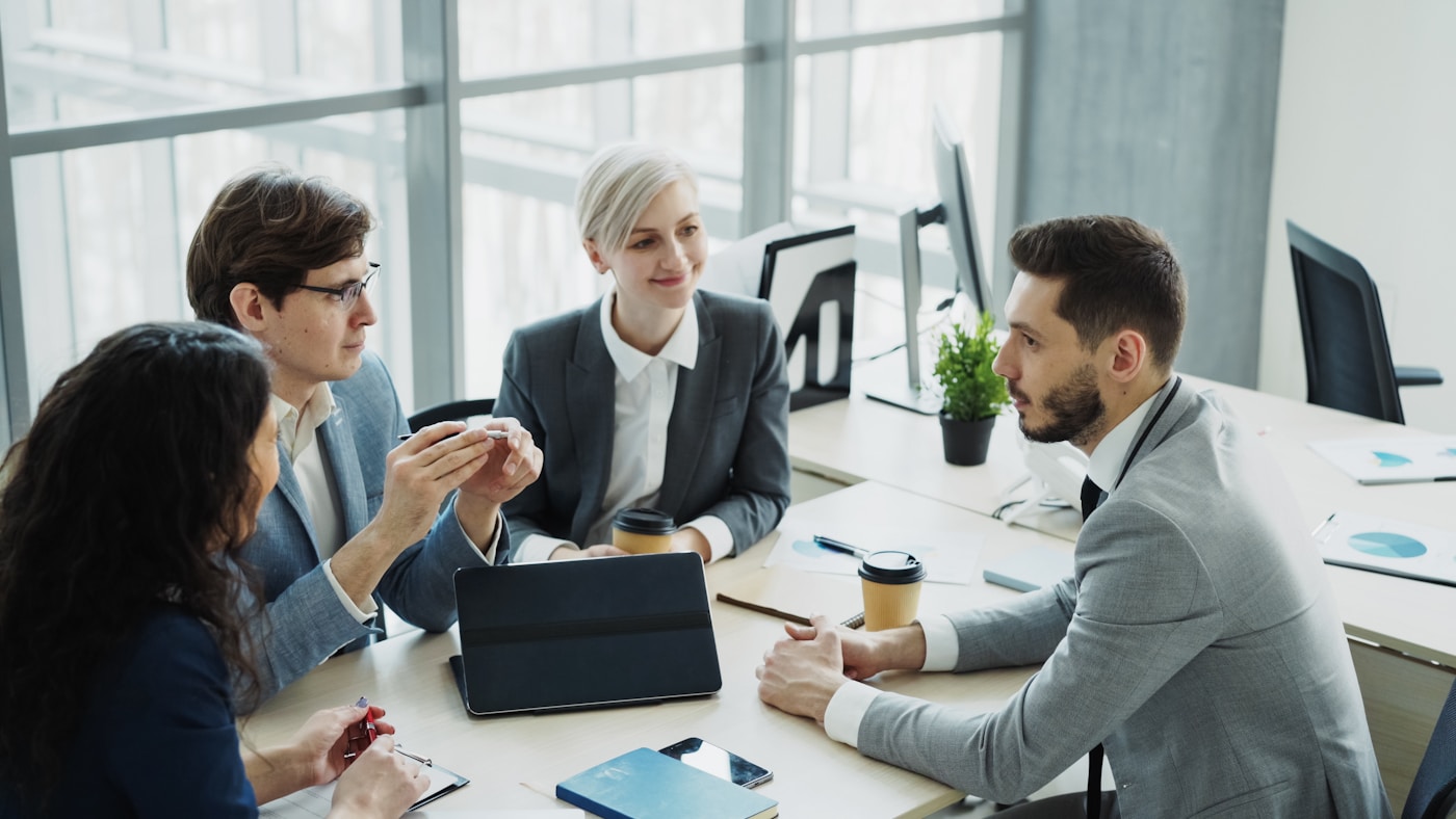 Small business team
